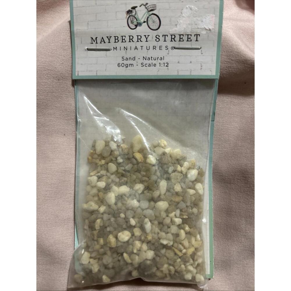 MAYBERRY STREET Miniatures Sand Natural 60 Gm Scale 1:13 Doll House Furniture